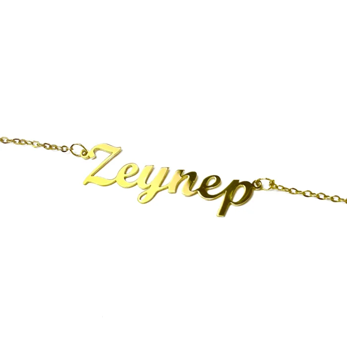Minimal Script İsim Kolye